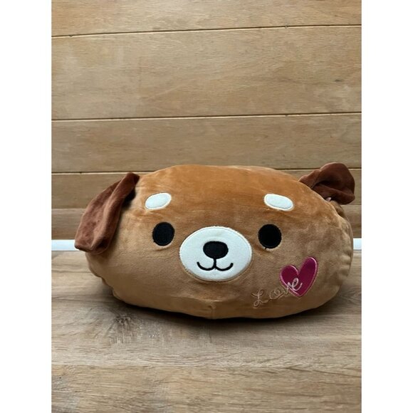 VHTF EUC Squishmallow Stackable Duffy Love Brown Dog Puppy Plushy Sam Stuffed An - Picture 1 of 4